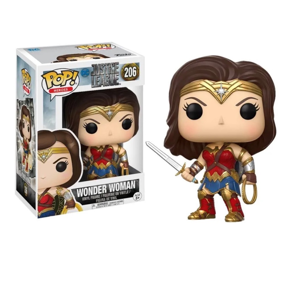 Funko Pop Justice League Wonder Woman Vinyl Figure